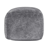 Villa by Classic Home Heirloom pouf en velours de 18 po