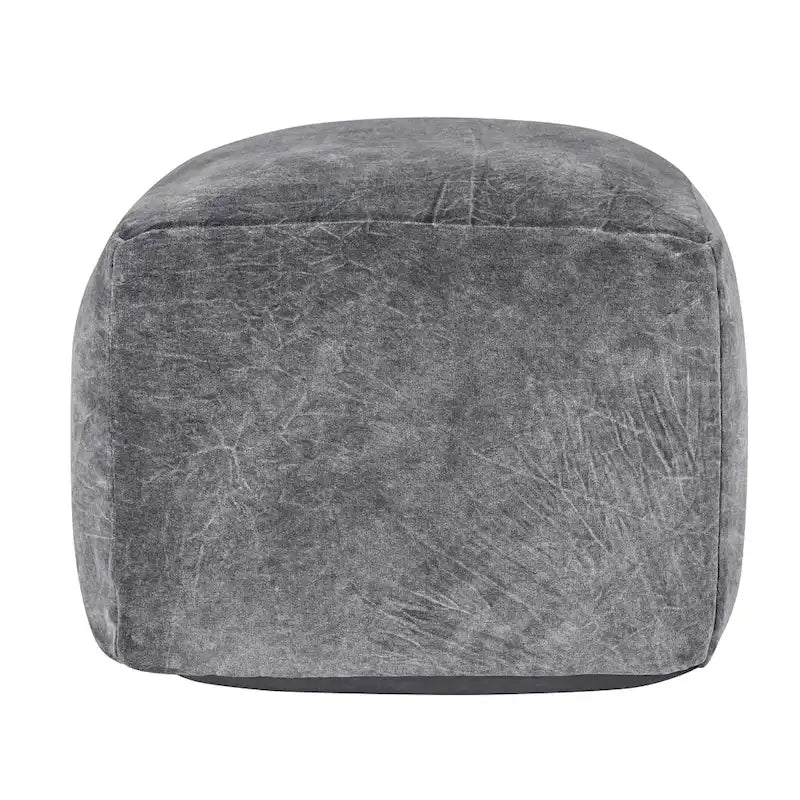 Villa by Classic Home Heirloom pouf en velours de 18 po