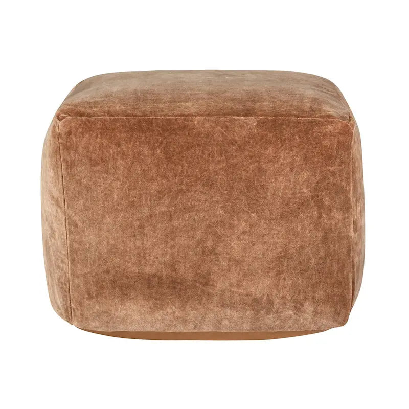 Villa by Classic Home Heirloom 18 Pouf en velours
