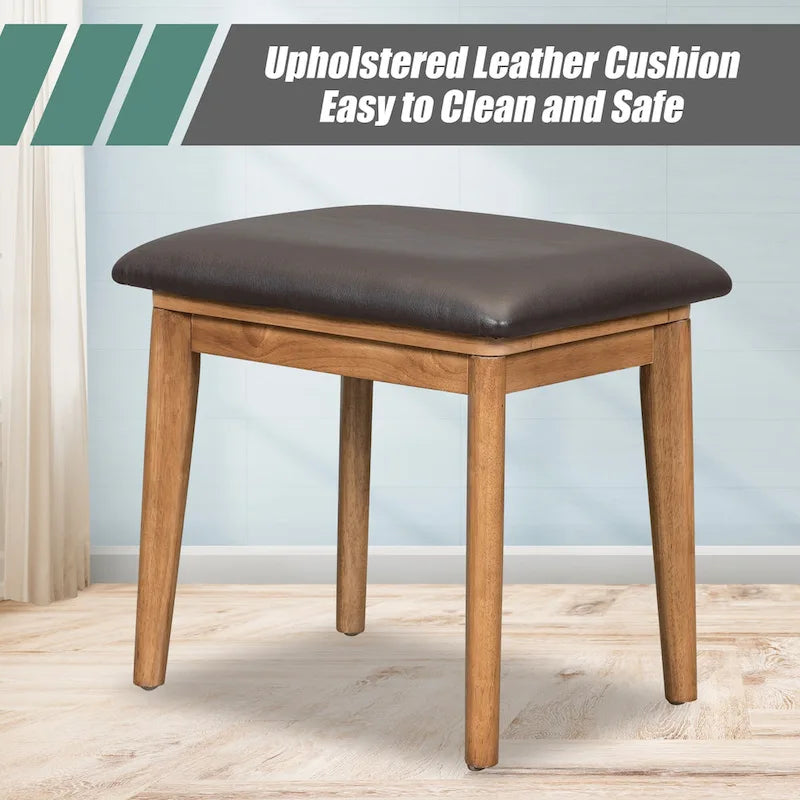 Ensemble coiffeuse classique en bois