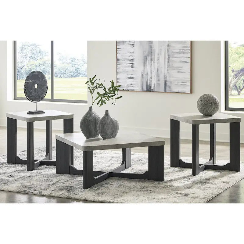 Signature Design by Ashley Garnilly table (lot de 3) - 35L x 35P x 17H