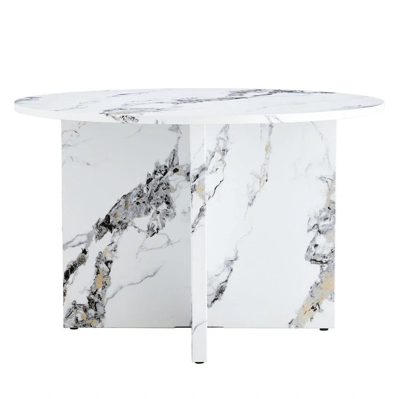 Ensemble de table à manger ronde 5 pièces