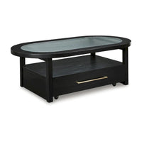 Signature Design by Ashley Winbardi Table basse noire/grise - 52 L x 28 P x 18,25 H