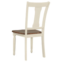 Ensemble de salle à manger classique 6 pièces, table en bois et 4 chaises avec banc