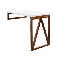 Table murale en bois Kate and Laurel Kaya - 24x33x31