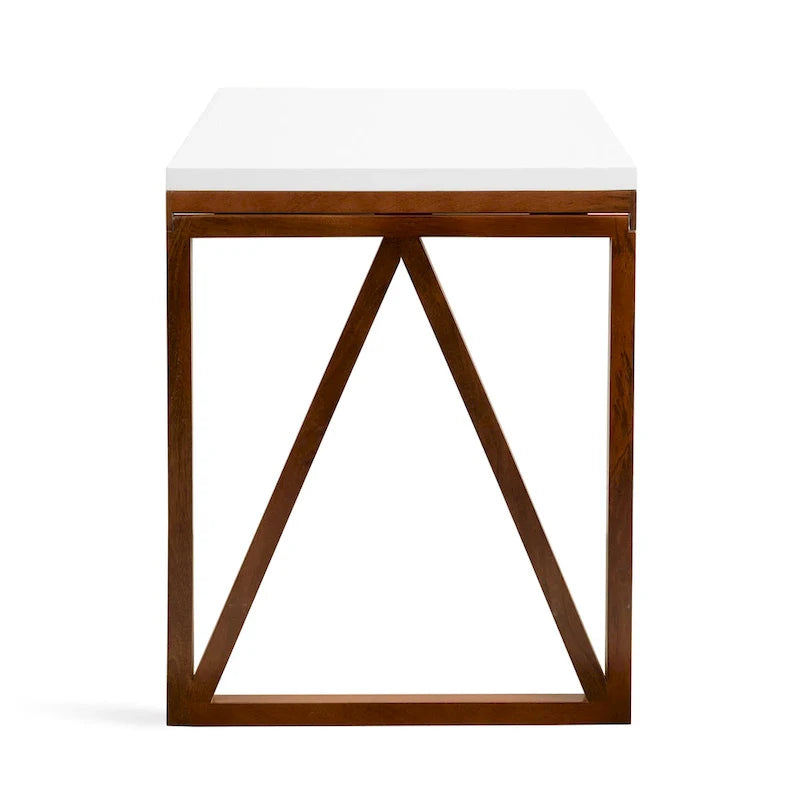 Table murale en bois Kate and Laurel Kaya - 24x33x31