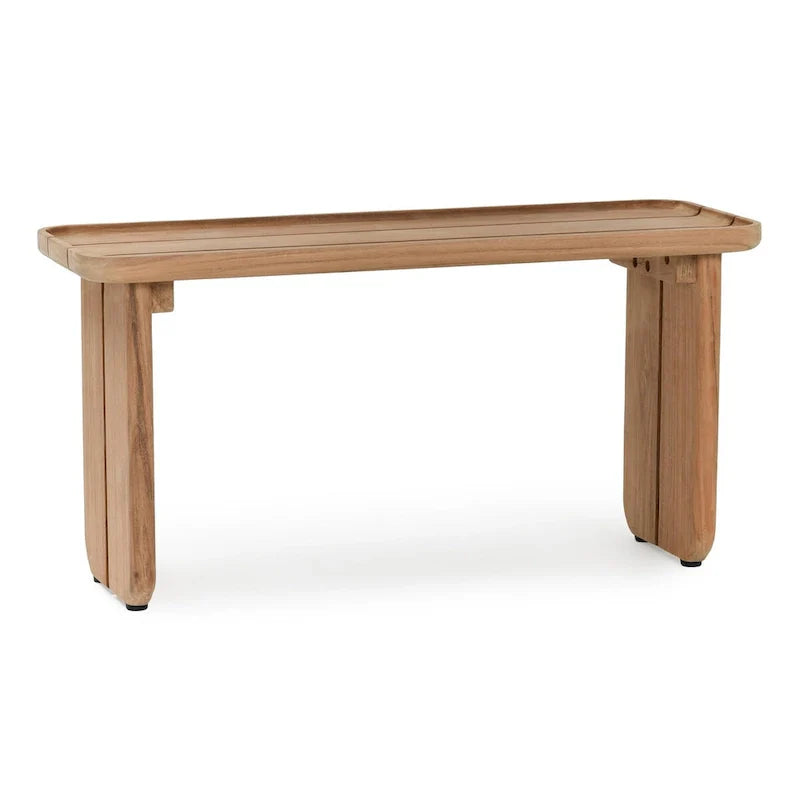 Table basse d'extérieur Classic Home Hudson 31 en bois de teck
