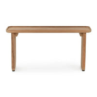 Table basse d'extérieur Classic Home Hudson 31 en bois de teck