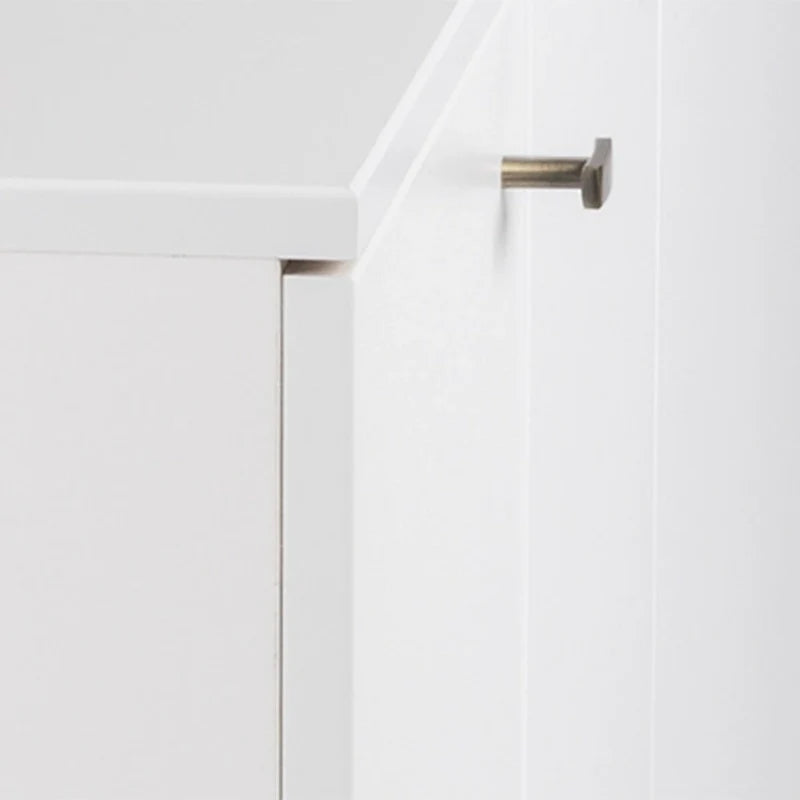 Buffet mid-century moderne Prepac Milo à 4 portes - 64 L x 32 H x 16 P