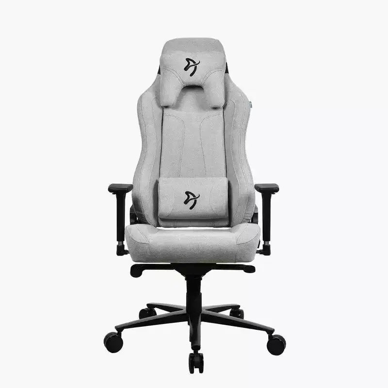 Chaise de bureau et de jeu Arozzi Vernazza en tissu doux avec oreillers de soutien lombaire et cervical souples
