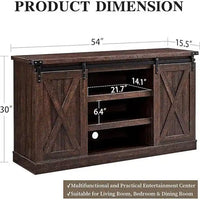 Meuble TV de console multimédia en bois Meuble de divertissement