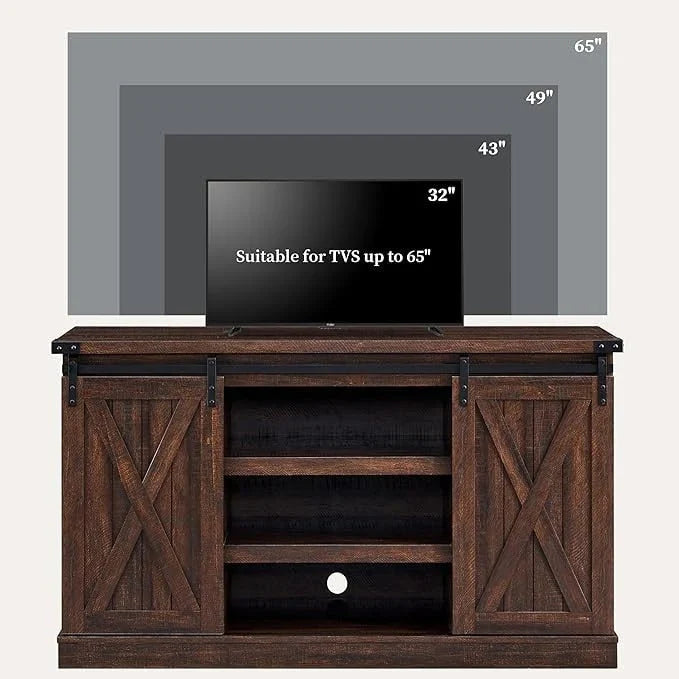Meuble TV de console multimédia en bois Meuble de divertissement