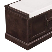 Banc de rangement avec 2 tiroirs et 2 placards