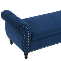 Banc coffre de rangement multifonctionnel traditionnel en velours Xanthia avec oreiller par Christopher Knight Home