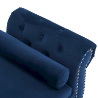 Banc coffre de rangement multifonctionnel traditionnel en velours Xanthia avec oreiller par Christopher Knight Home