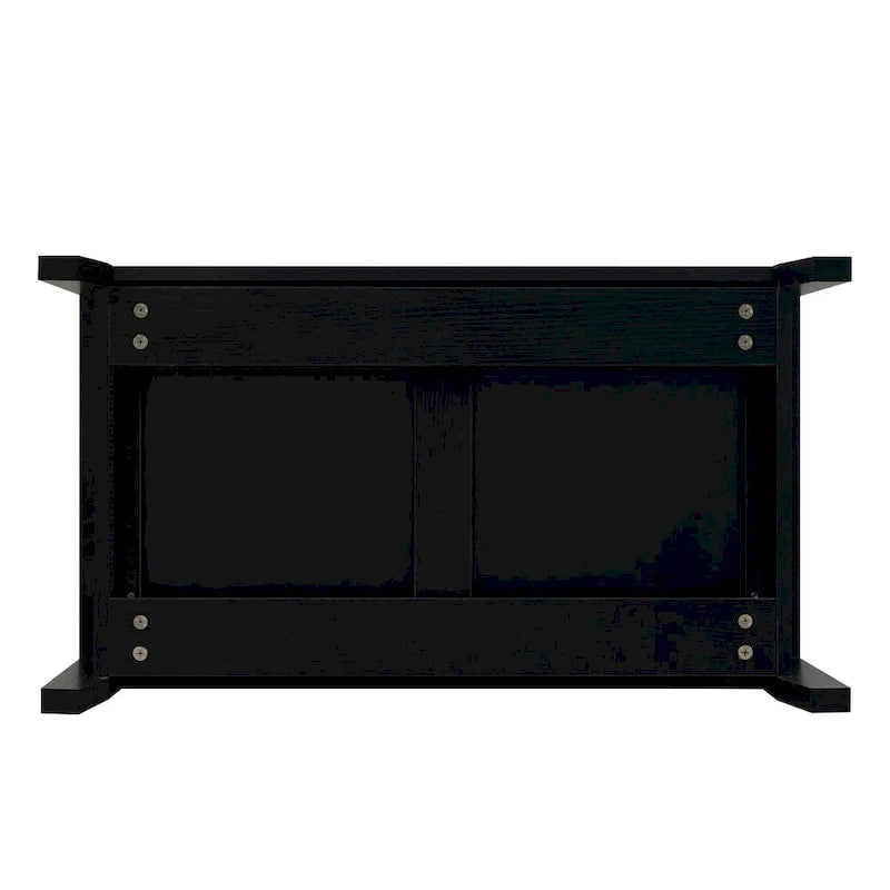 Meuble de buffet avec porte-bouteilles et porte-verres pour couloirs et salons