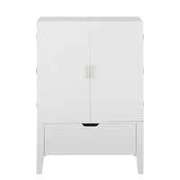 Meuble de buffet avec porte-bouteilles et porte-verres pour couloirs et salons