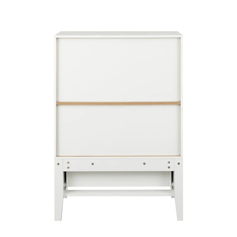 Meuble de buffet avec porte-bouteilles et porte-verres pour couloirs et salons