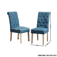 Ensemble de salle à manger rond 5 pièces Roundhill Furniture Banff, table ronde à traverse croisée avec 4 chaises capitonnées