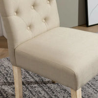 Ensemble de salle à manger rond 5 pièces Roundhill Furniture Banff, table ronde à traverse croisée avec 4 chaises capitonnées
