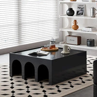 Étagère à livres et table basse multifonctionnelles à 4 niveaux blanches, étagère à livres créative, étagères de rangement minimalistes