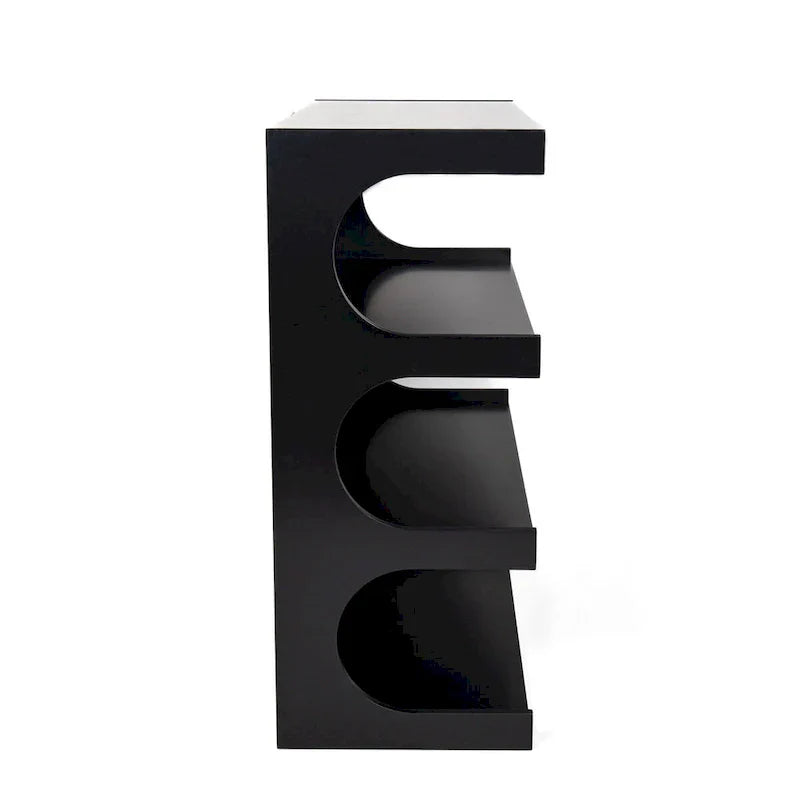 Étagère à livres et table basse multifonctionnelles à 4 niveaux blanches, étagère à livres créative, étagères de rangement minimalistes