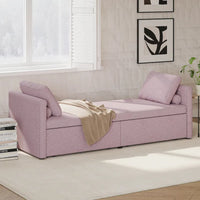 Méridienne moderne lit de repos petit lit de repos simple avec 2 tiroirs, sans matelas requis, parfait pour salons & bureau à domicile