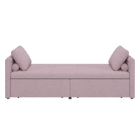 Méridienne moderne lit de repos petit lit de repos simple avec 2 tiroirs, sans matelas requis, parfait pour salons & bureau à domicile