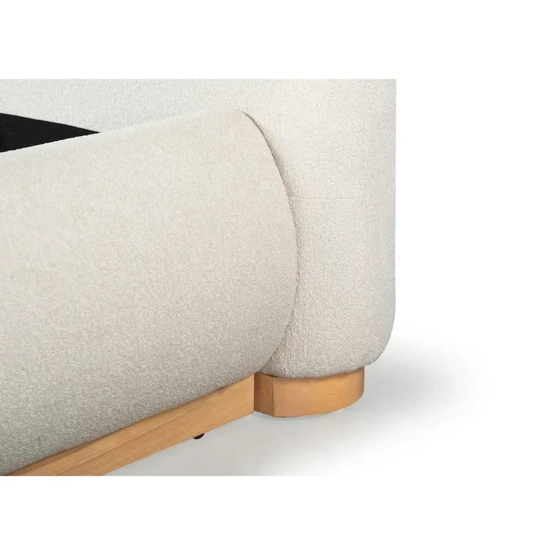 SAFAVIEH Couture Jennabryanna - Lit en tissu bouclé