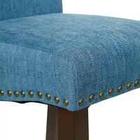 Chaise Parsons Copper Grove Five Bridge Eco en similicuir avec clous