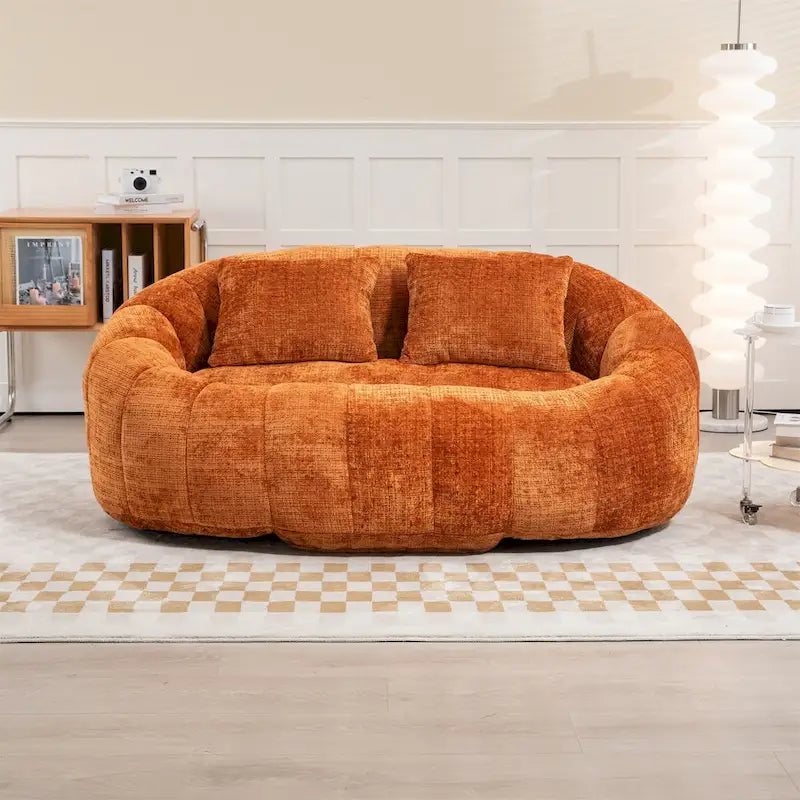 Pouf poire pour adultes - Canapé moelleux multicolore