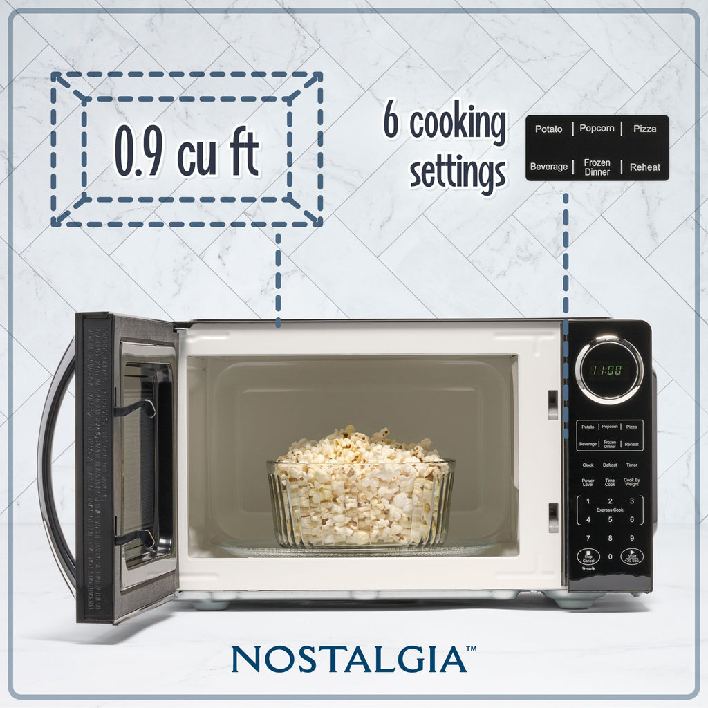 Nostalgia Retro Four micro-ondes de comptoir 0.9 pied cube