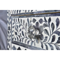 Steve Silver Firoz armoire d'appoint avec incrustation d'os