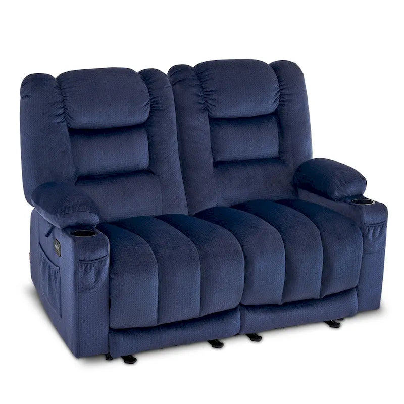 Causeuse Inclinable Électrique MCombo avec Chaleur et Massage, Tissu PR648