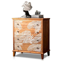 Commode coffre en bois massif