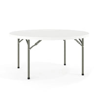 Table de réception pliante ronde en plastique de 1,5 m avec surface épaisse de 5 cm
