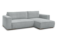 CHELSEA Canapé d'angle réversible Compressé - Gris Clair