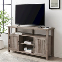 Meuble TV haut Middlebrook 58 po à porte rainurée