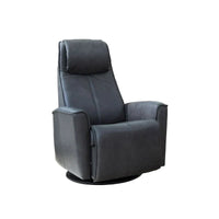 Fauteuil inclinable pivotant en cuir Fjords Urban