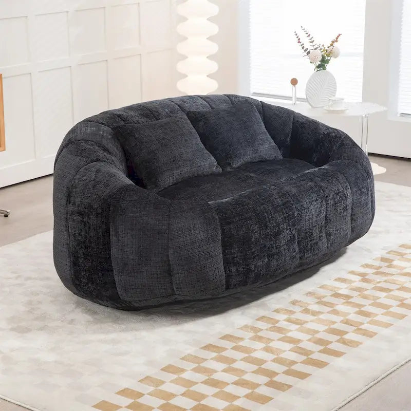 Pouf poire pour adultes - Canapé moelleux multicolore