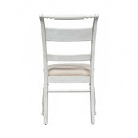 Chaises d'appoint à dossier à lattes Whitney en lin antique (Lot de 2)