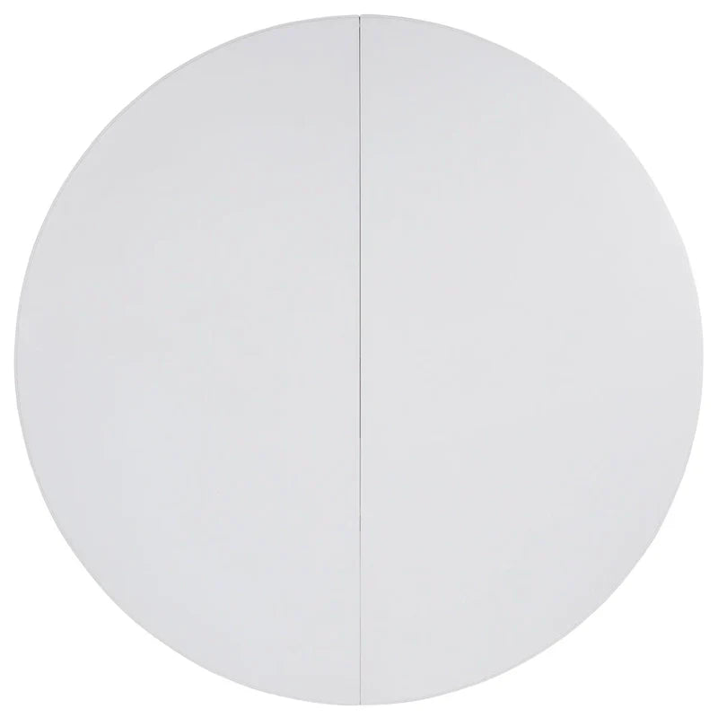 Table pliante ronde en plastique de 1,80 m avec poignée