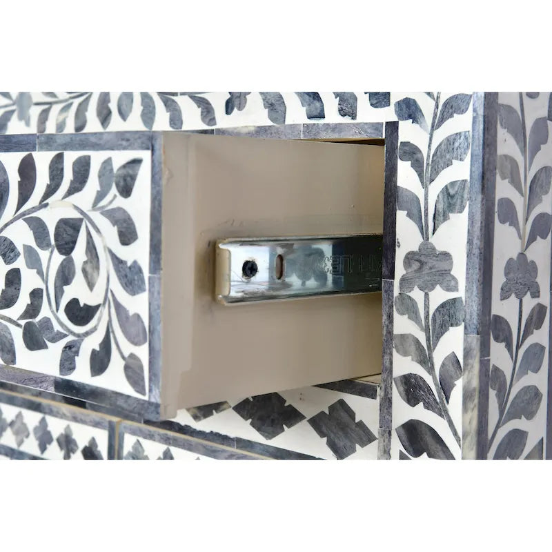 Steve Silver Firoz armoire d'appoint avec incrustation d'os