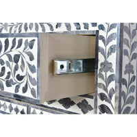 Steve Silver Firoz armoire d'appoint avec incrustation d'os