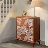 Commode coffre en bois massif