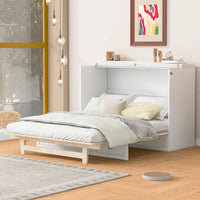 Lit escamotable Nestfair double avec grands tiroirs